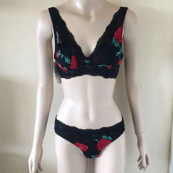 Lingerie set floral embroidered - Picture 2 of 13